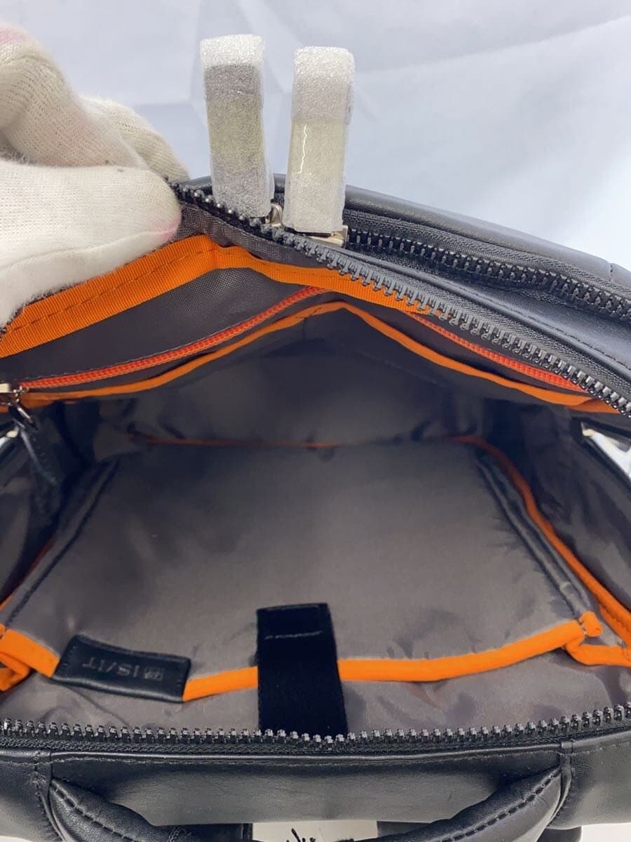 Other Brand ISIT Business Backpack Cowhide BLK Solid 6