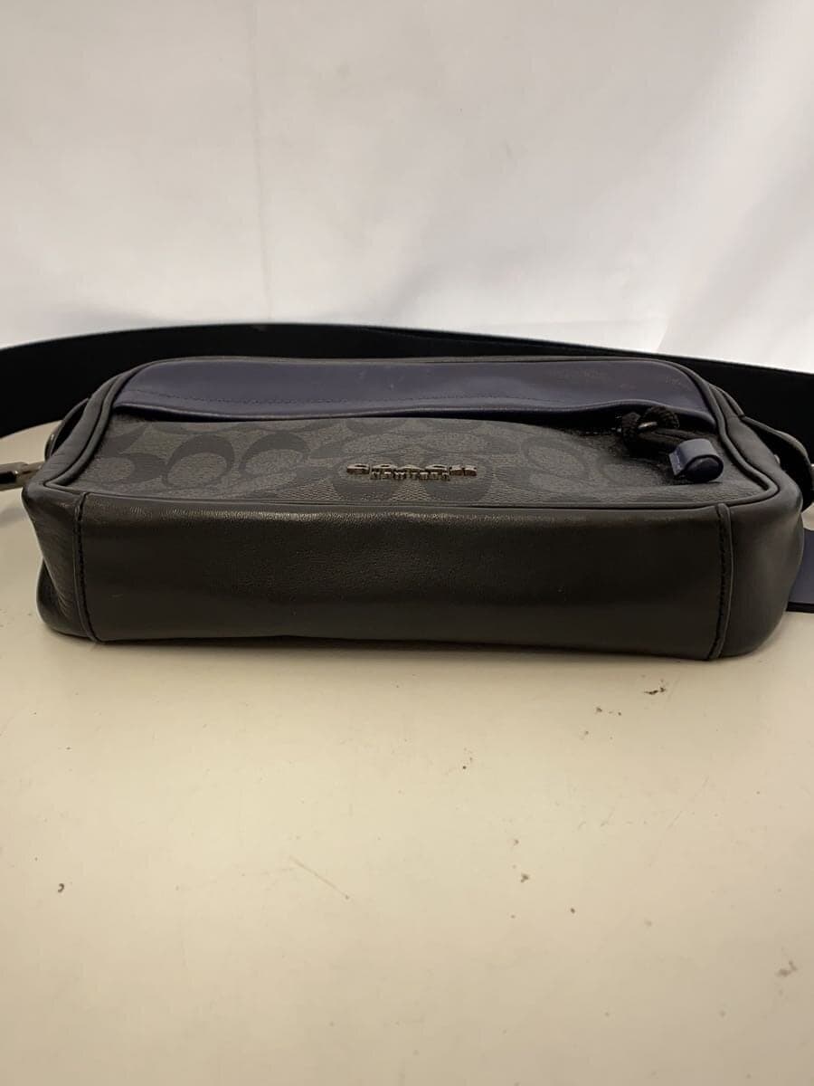 COACH Shoulder Bag Leather Black All-over Pattern F83265 4