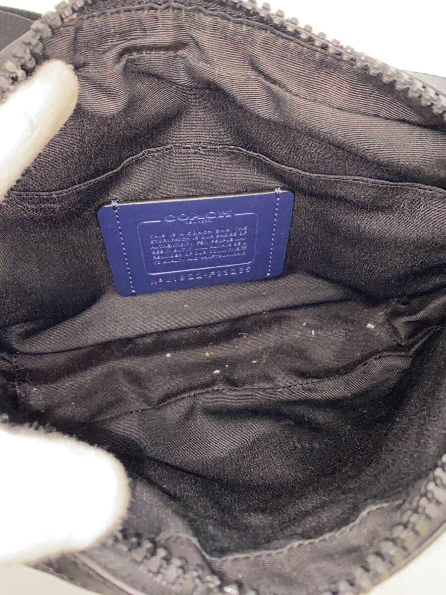 COACH Shoulder Bag Leather Black All-over Pattern F83265 6