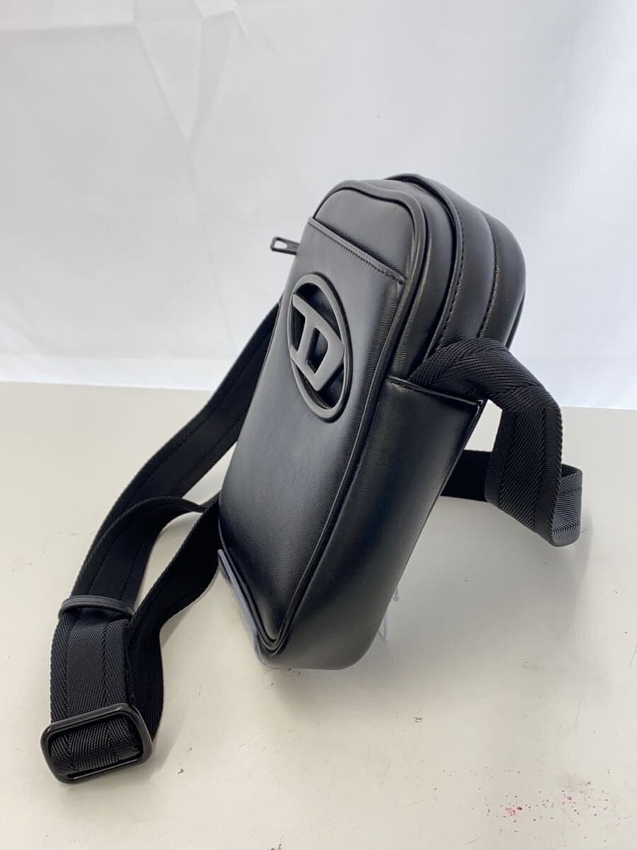 DIESEL Shoulder Bag Faux Leather BLK 2