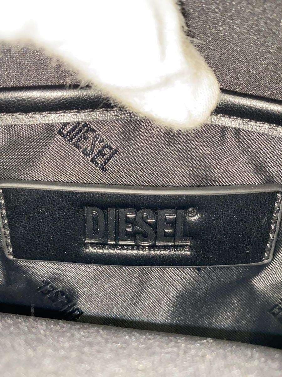 DIESEL Shoulder Bag Faux Leather BLK 5