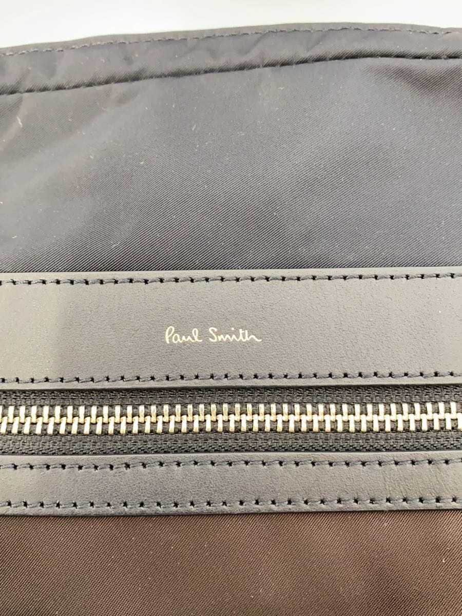 Paul Smith UTILITY POCKET_Shoulder Bag Nylon BRW Solid PSN141 5