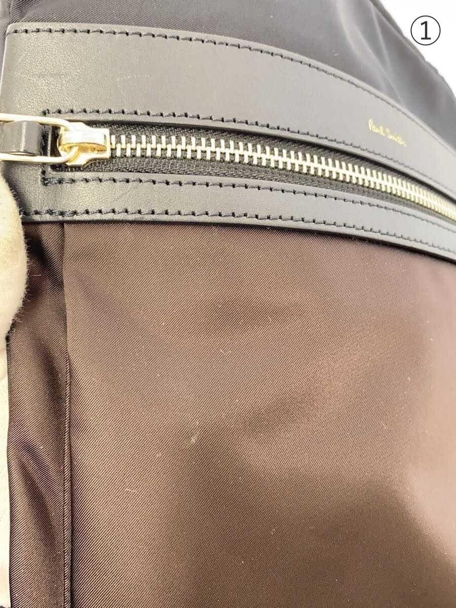 Paul Smith UTILITY POCKET_Shoulder Bag Nylon BRW Solid PSN141 7
