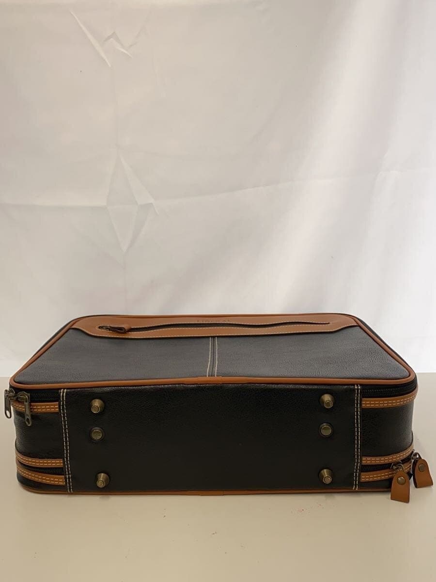 FIVE WOODS Briefcase Leather Black Solid Color 4