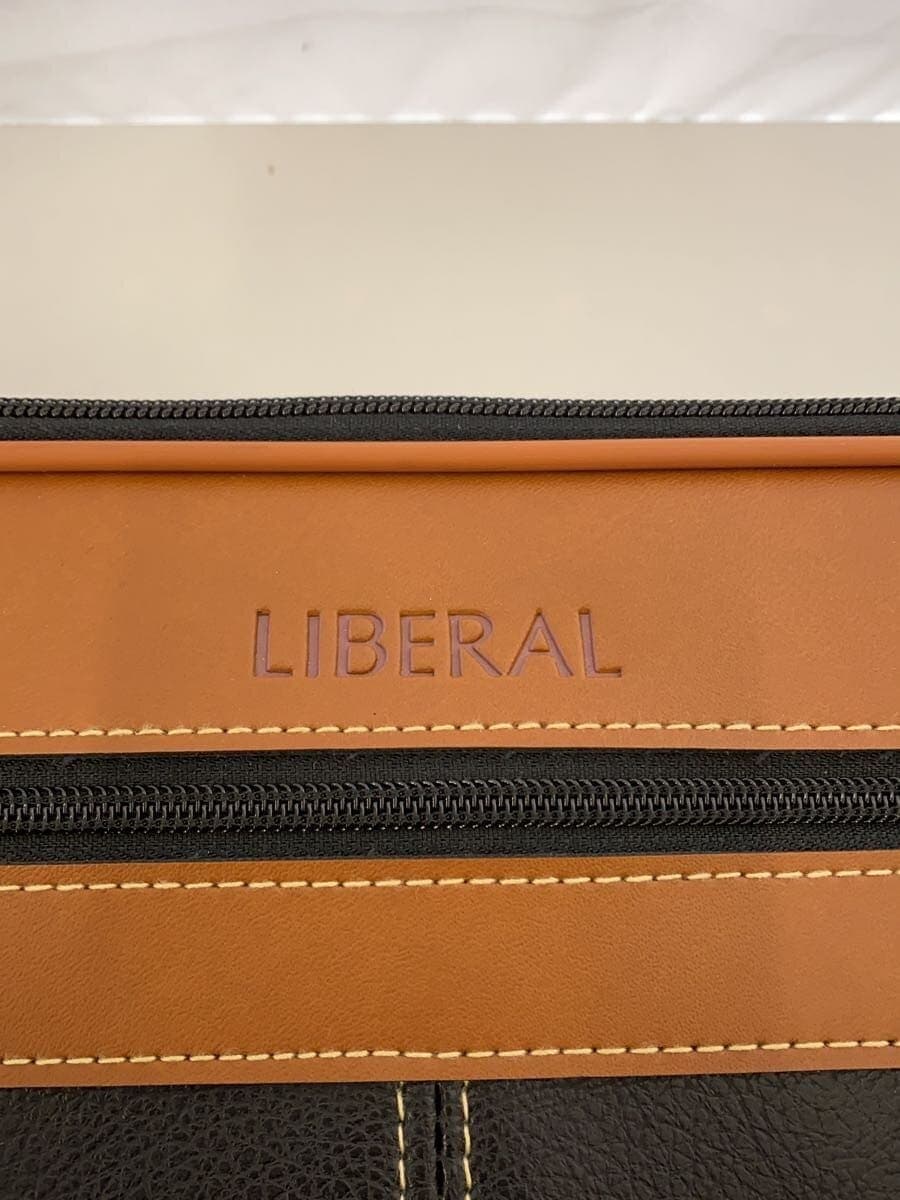 FIVE WOODS Briefcase Leather Black Solid Color 5