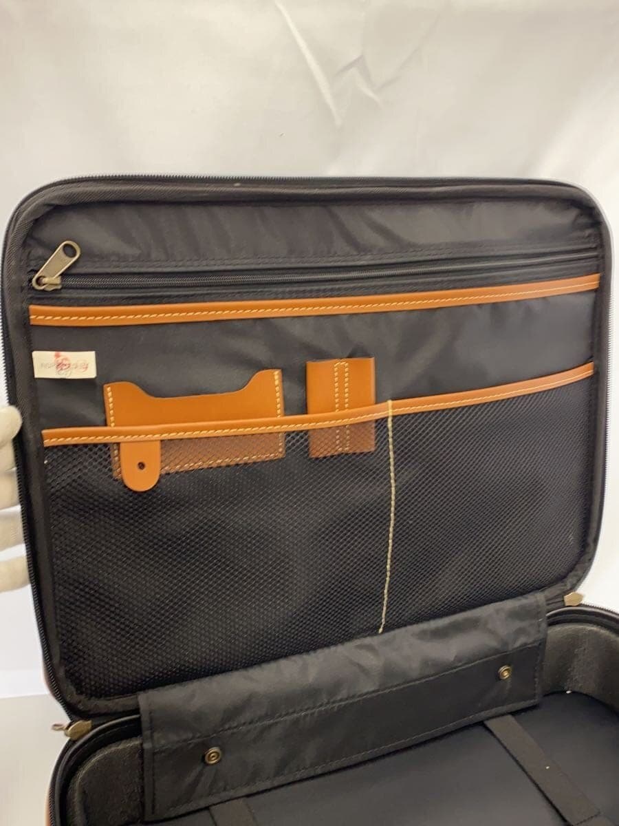 FIVE WOODS Briefcase Leather Black Solid Color 9