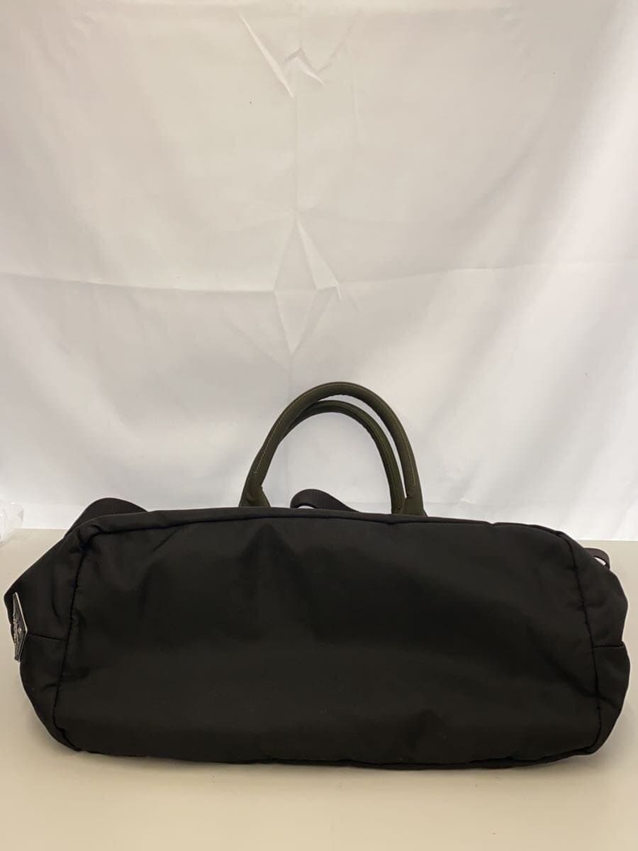 PRADATESSUTO DOUBLE_2WAY Tote Bag Nylon Black Solid BN1959 4