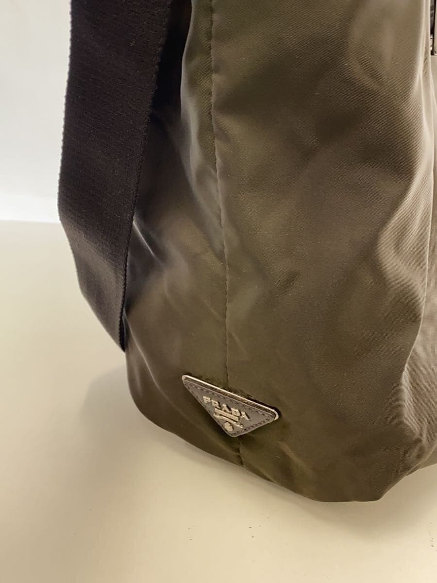 PRADATESSUTO DOUBLE_2WAY Tote Bag Nylon Black Solid BN1959 9