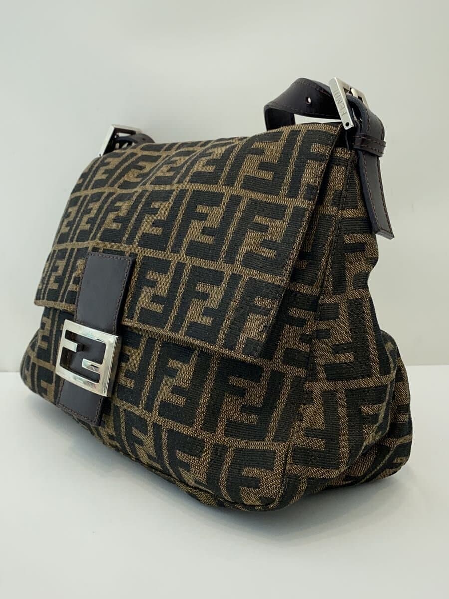 FENDI Shoulder Bag BRW All Over Pattern 2