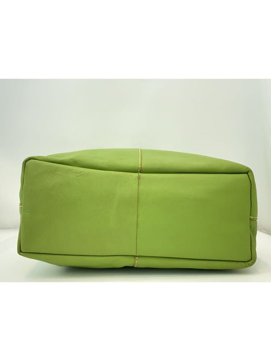 Other Brand Tote Bag Leather GRN Solid Consider Condition 4