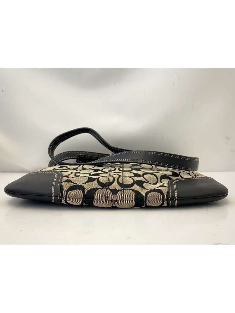 COACH Hamptons Hippy _Signature_Gray Canvas BEG All Over Pattern 4