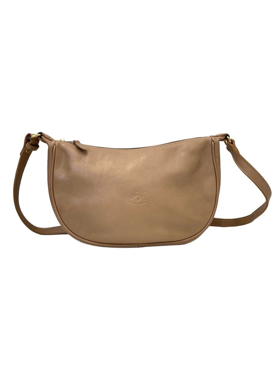 IL BISONTE Shoulder Bag Leather BEG