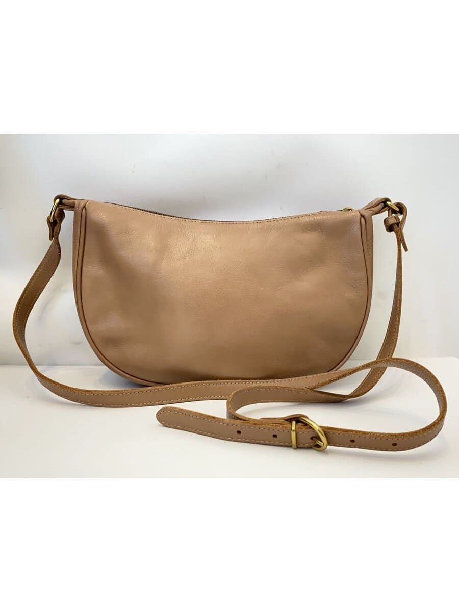 IL BISONTE Shoulder Bag Leather BEG 3