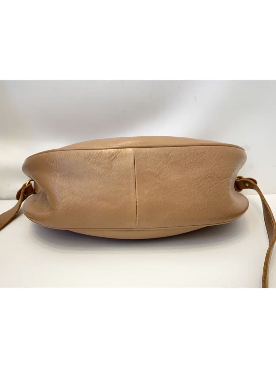 IL BISONTE Shoulder Bag Leather BEG 4