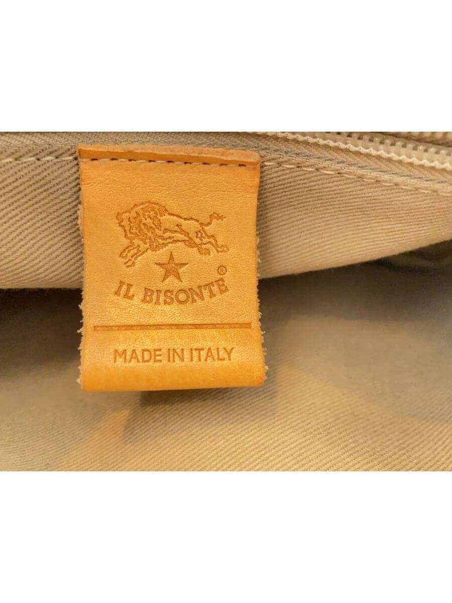 IL BISONTE Shoulder Bag Leather BEG 5