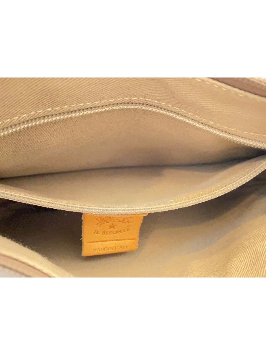 IL BISONTE Shoulder Bag Leather BEG 6