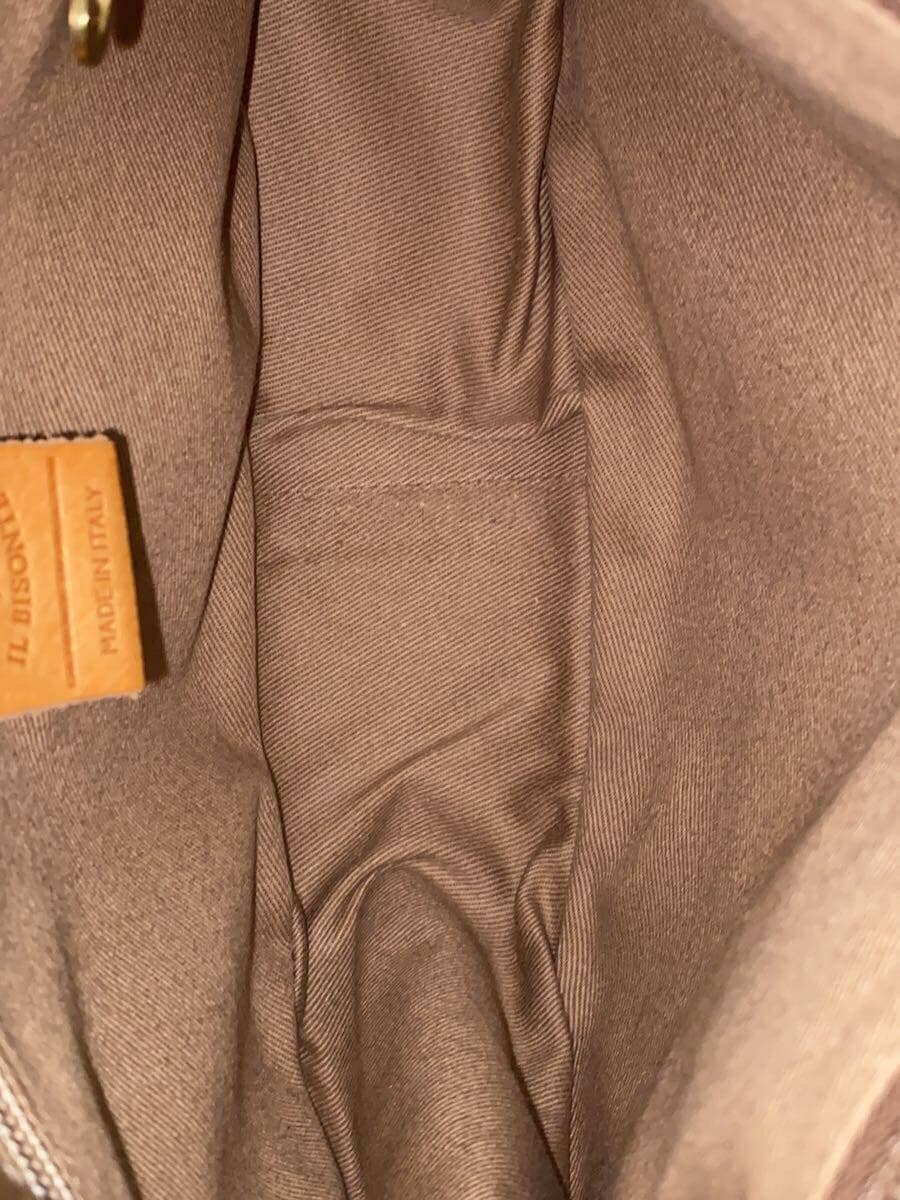 IL BISONTE Shoulder Bag Leather BEG 7