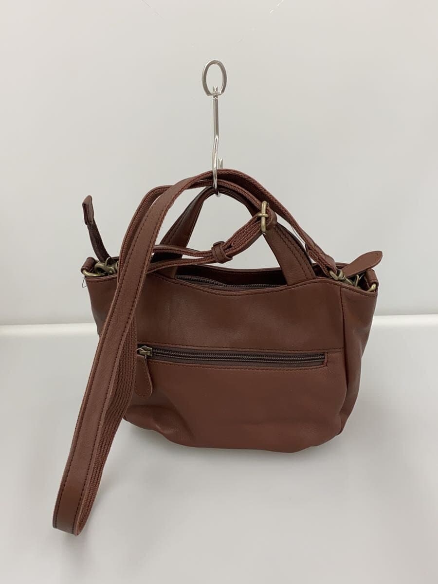 DAKOTA2-Way Shoulder Bag Leather BRW Solid 1541661 3