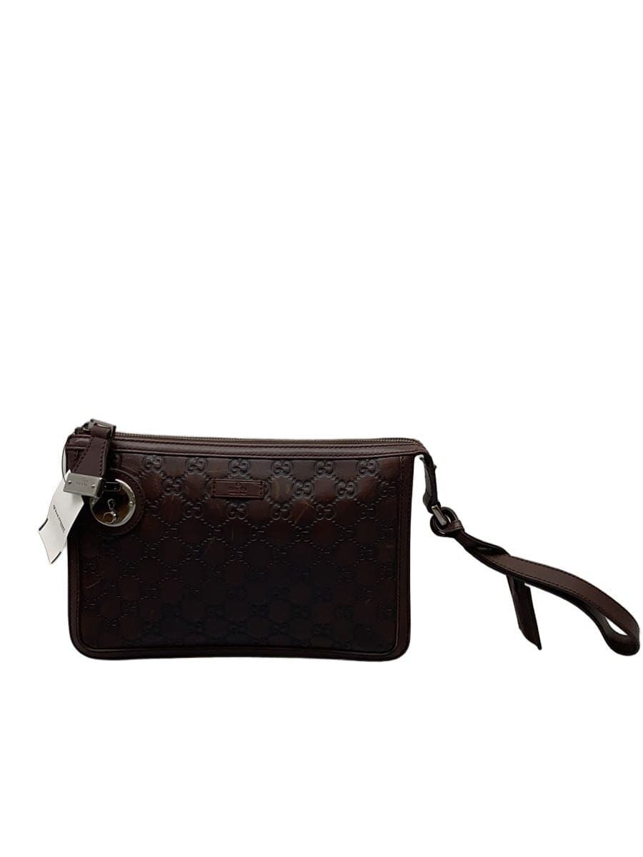 GUCCI Second Bag_GUCCI Shima Leather BRW All Over Pattern