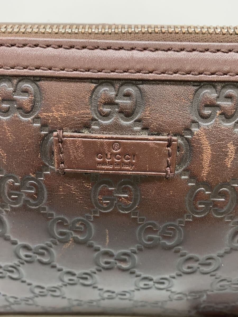 GUCCI Second Bag_GUCCI Shima Leather BRW All Over Pattern 5