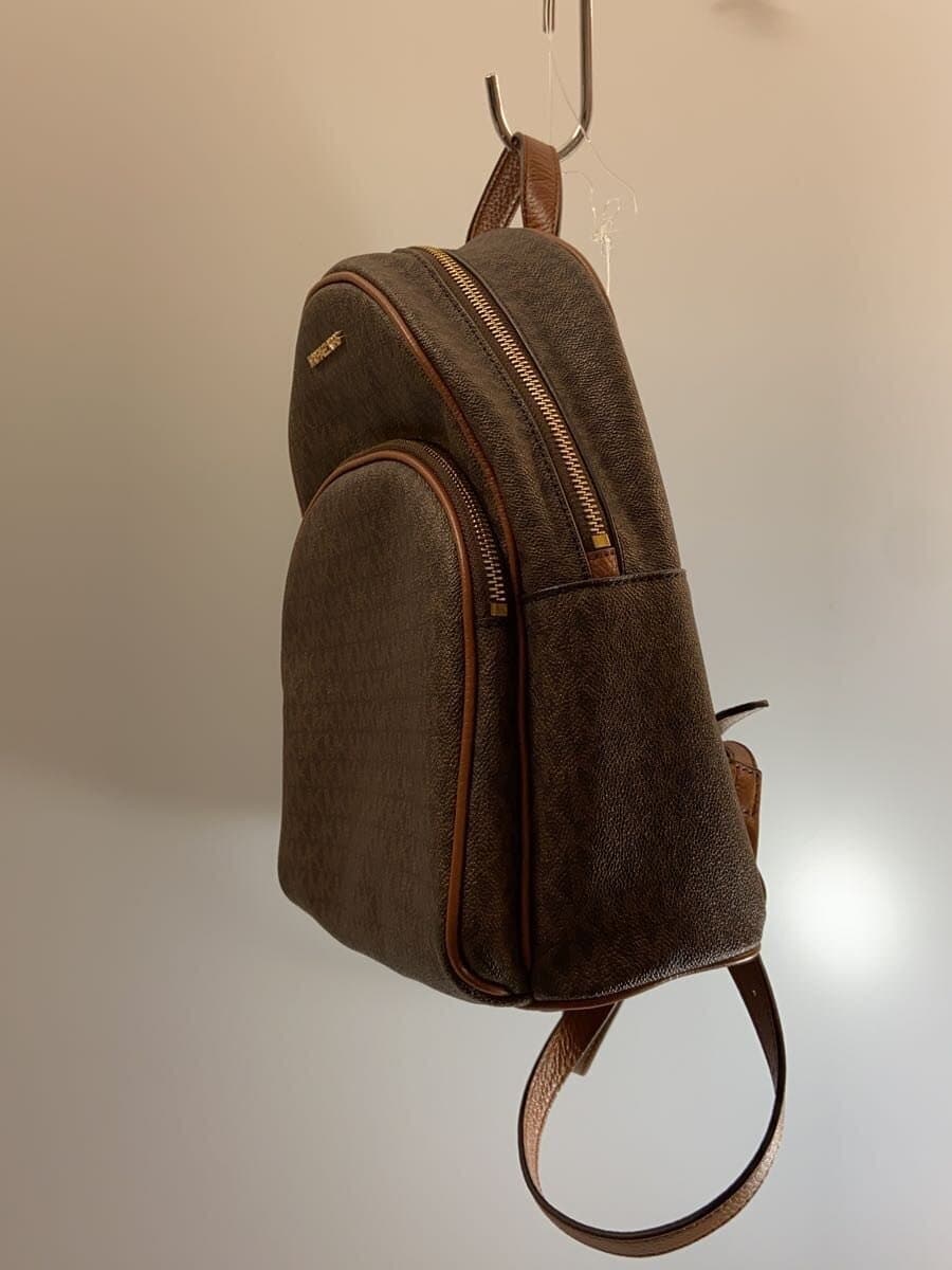 MICHAEL KORS Backpack Leather BRW All Over Pattern 35F8GAYB2B 2