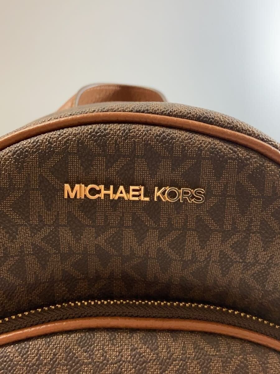 MICHAEL KORS Backpack Leather BRW All Over Pattern 35F8GAYB2B 5