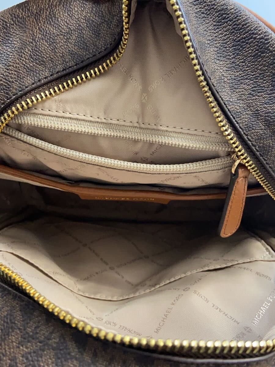 MICHAEL KORS Backpack Leather BRW All Over Pattern 35F8GAYB2B 6