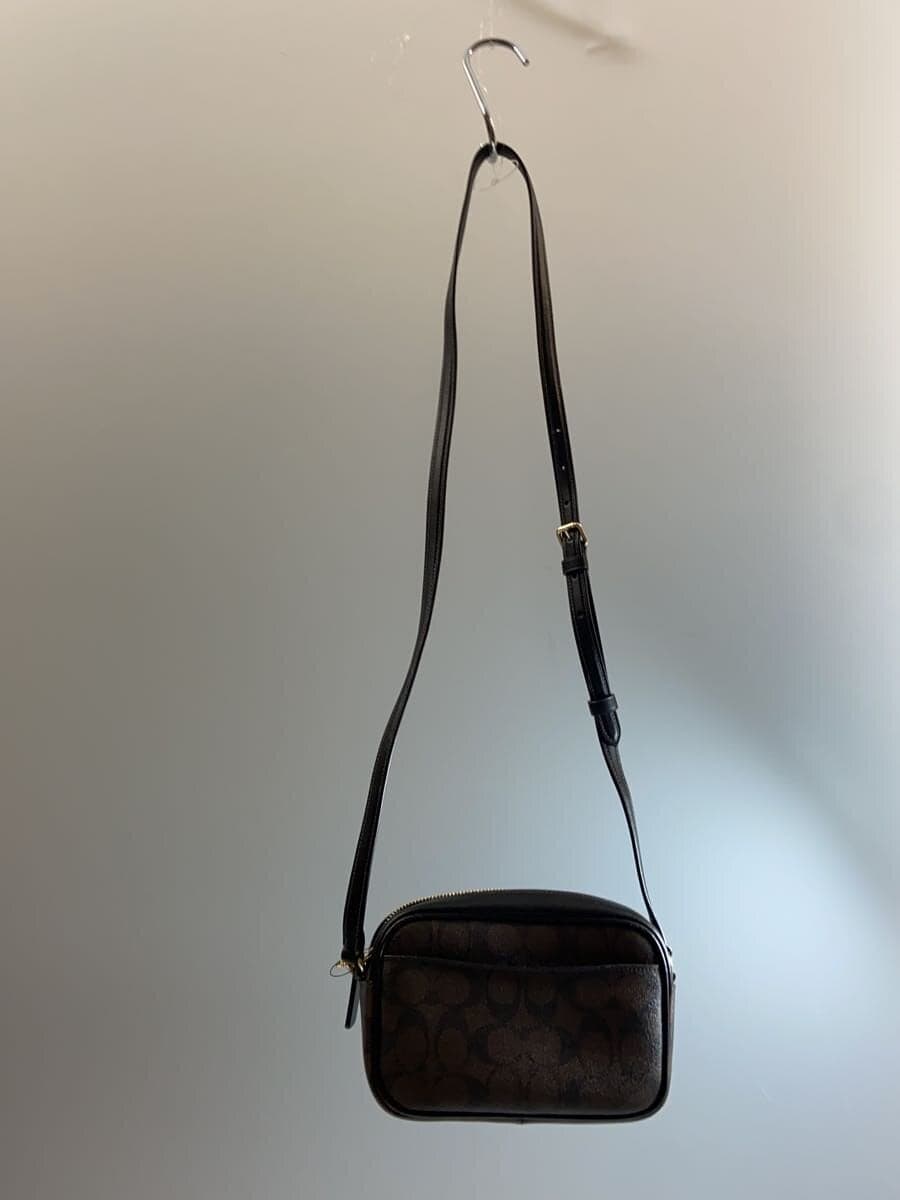 COACH Mini Shoulder Bag Signature PVC BRW All-over Pattern 3