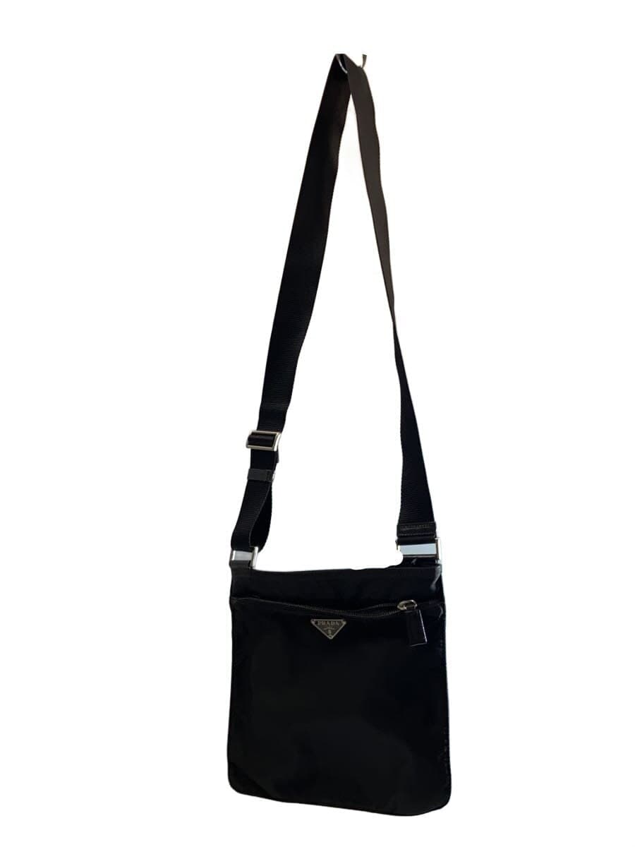 PRADA shoulder bag nylon BLK