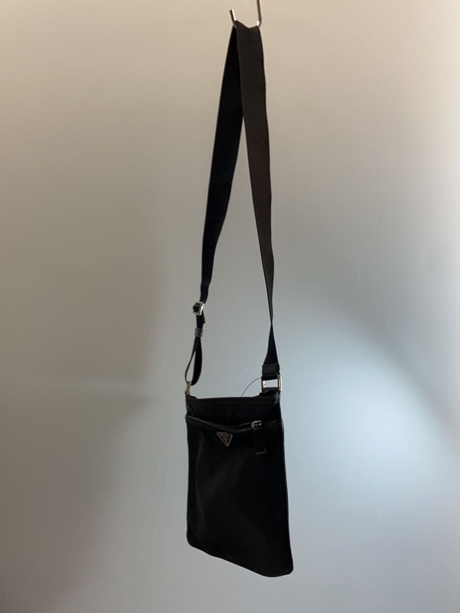PRADA shoulder bag nylon BLK 2