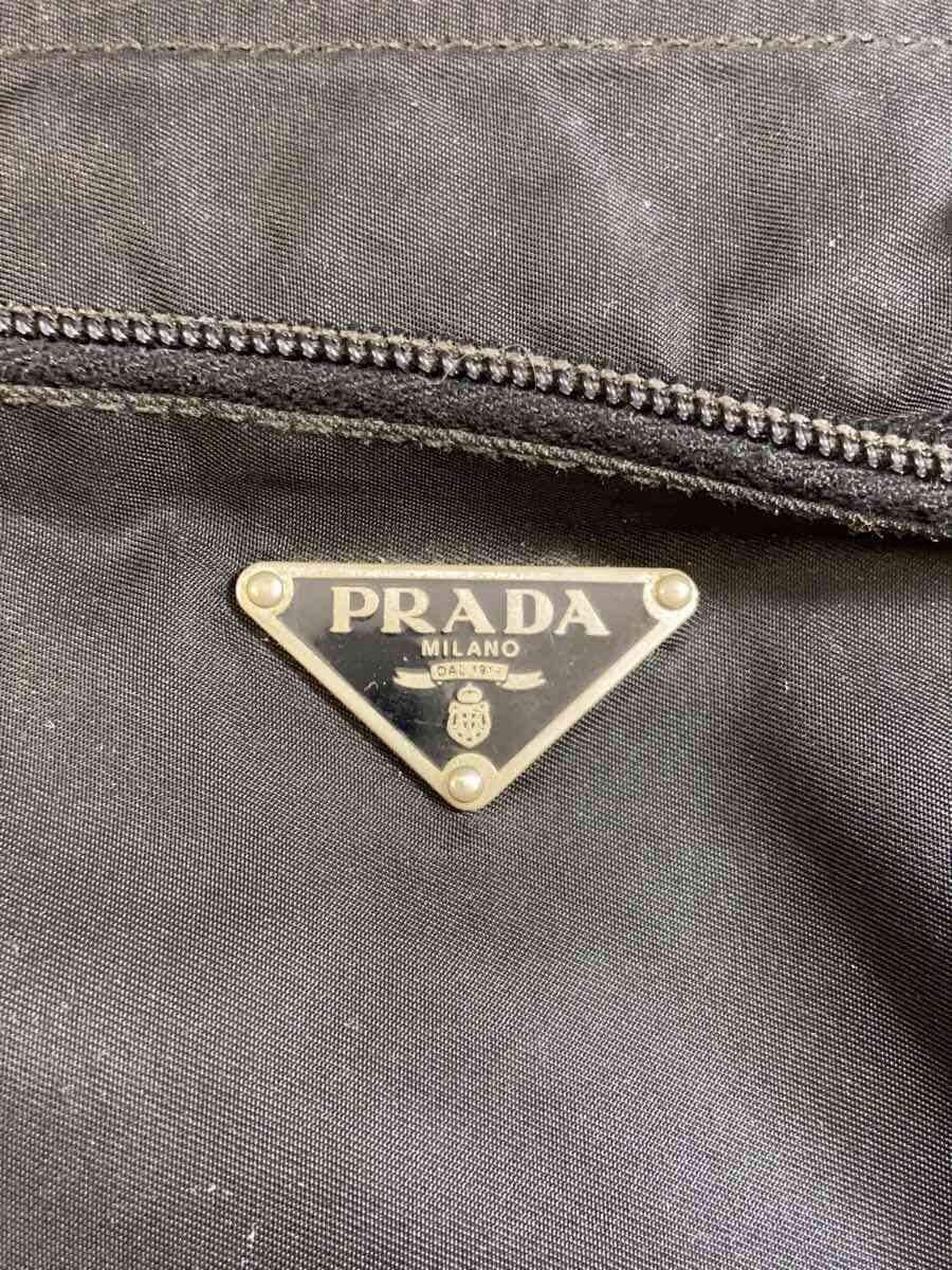 PRADA shoulder bag nylon BLK 5