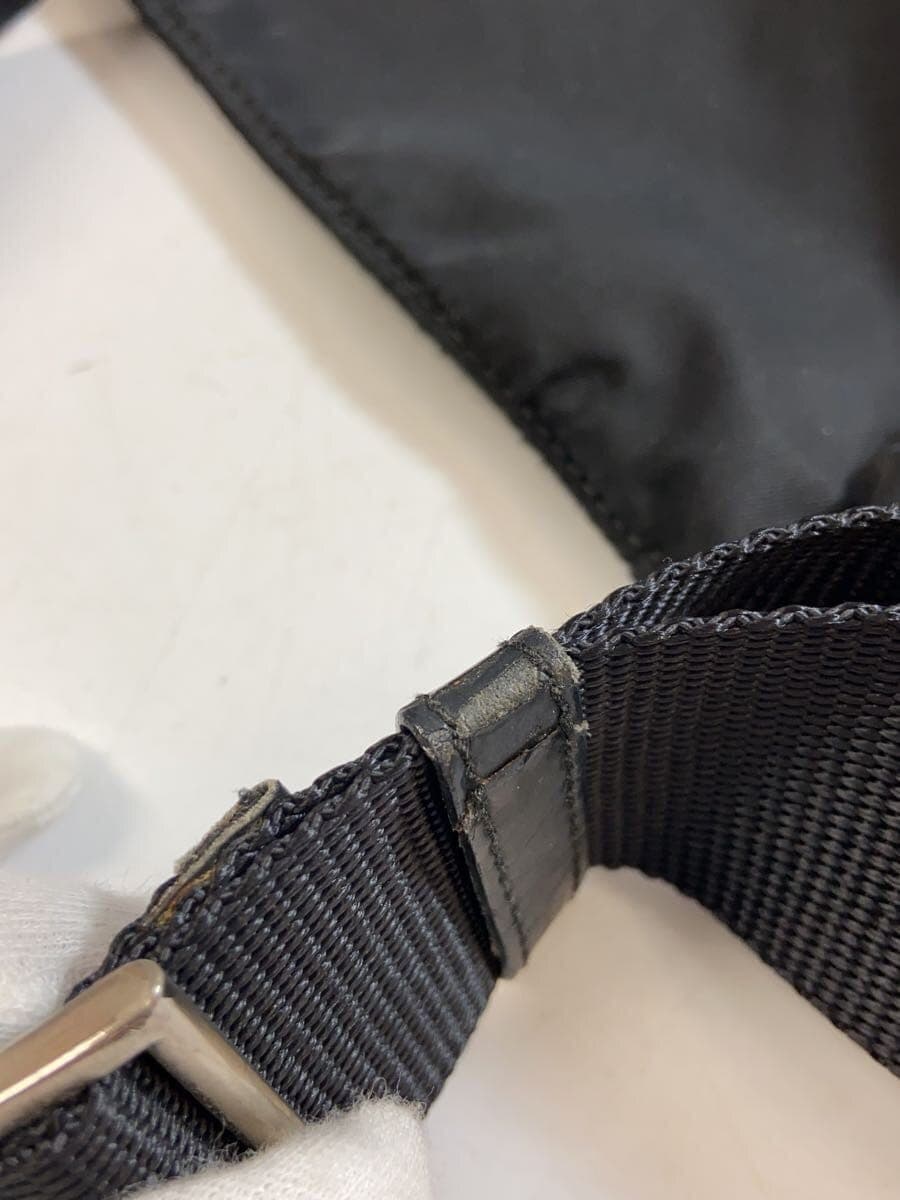 PRADA shoulder bag nylon BLK 7