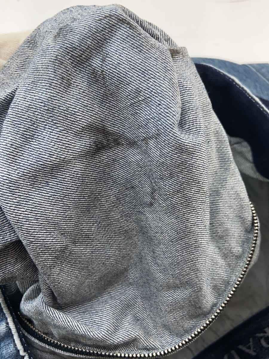 PRADA Shoulder Bag 2-Way BAG Denim BLU Solid 2VG081 7