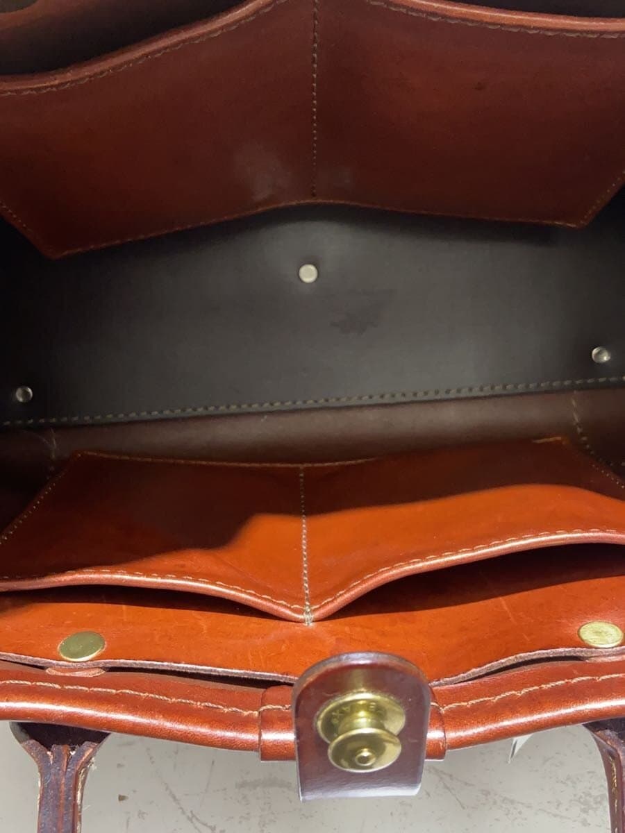 HERZ Tote Bag Leather BRW 6