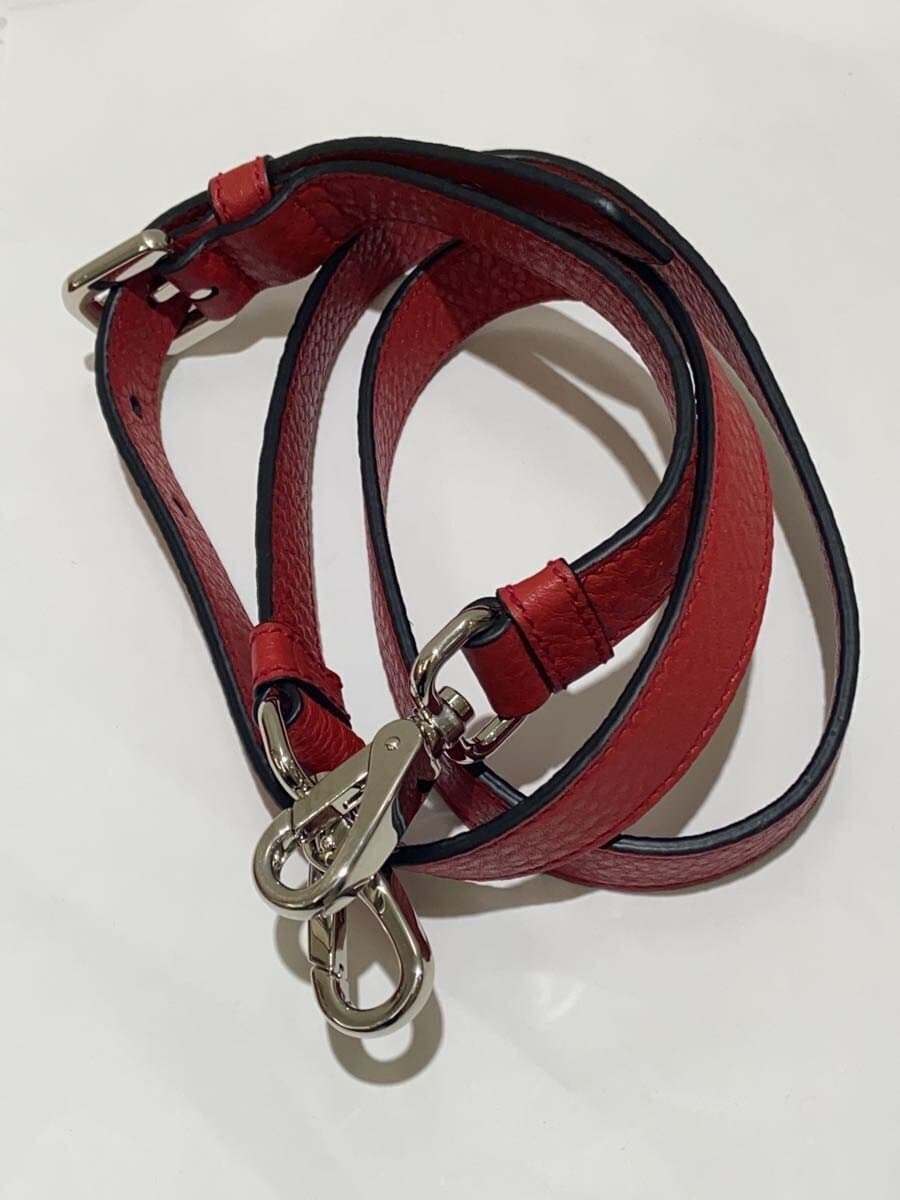 PRADA2-Way Shoulder Bag Leather RED 7