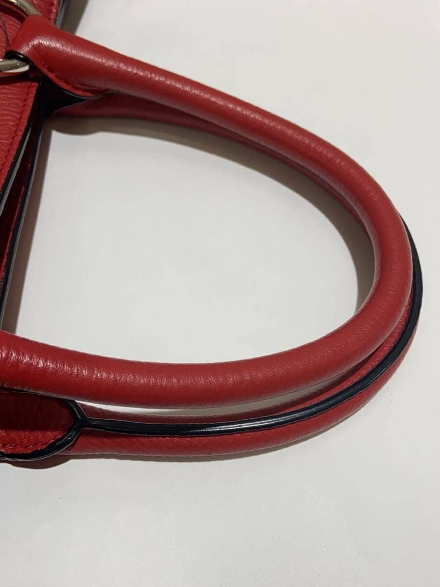 PRADA2-Way Shoulder Bag Leather RED 9