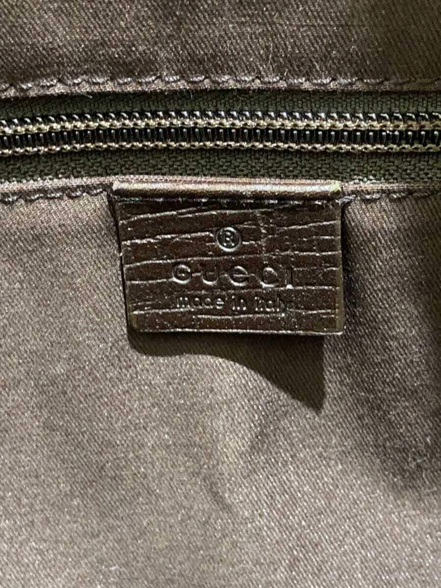 GUCCI Sherry Line Boston Bag PVC Cream All-over Pattern 131177 5