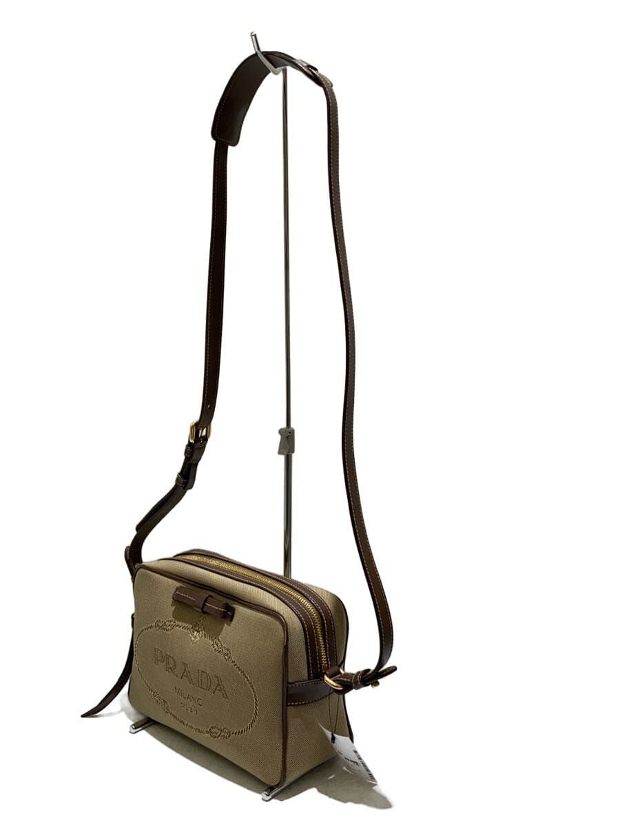 PRADA Shoulder Bag Canvas CML 2