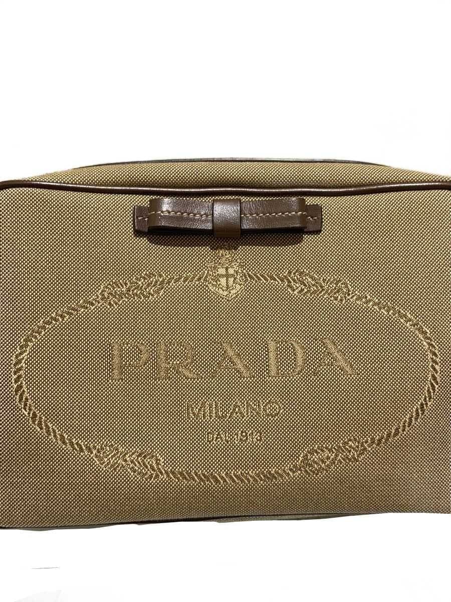 PRADA Shoulder Bag Canvas CML 5