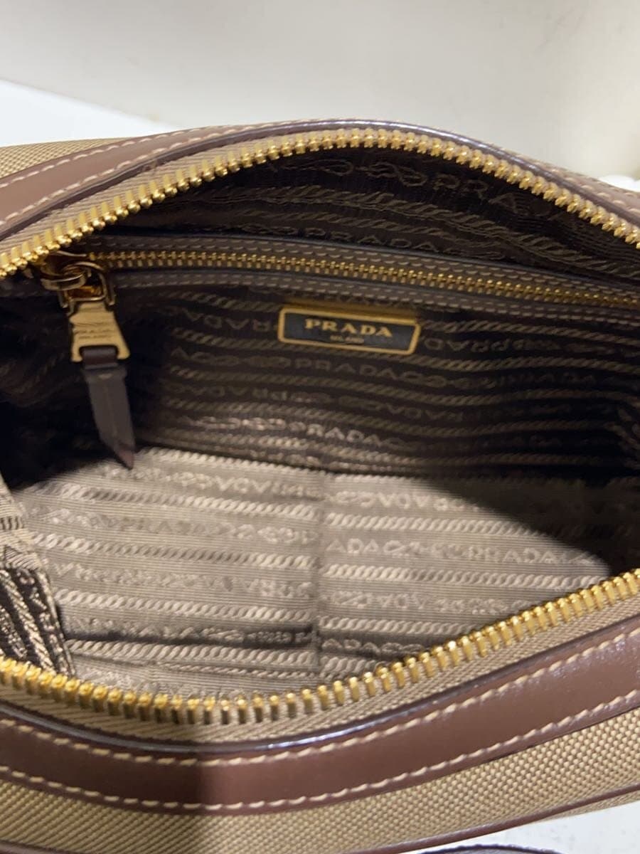 PRADA Shoulder Bag Canvas CML 6