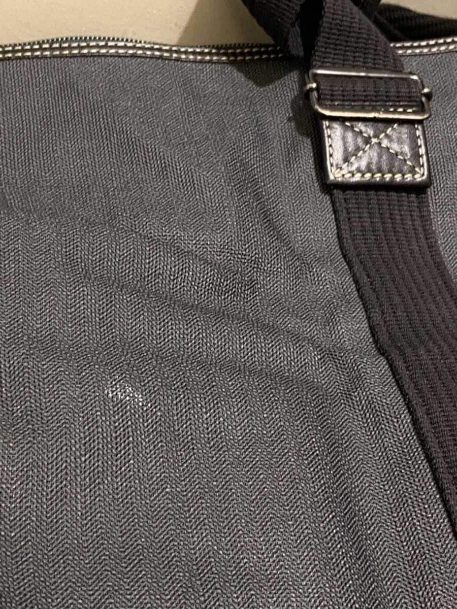 dunhill Boston bag GRY deterioration scratches on metal fittings, peeling, rust 8