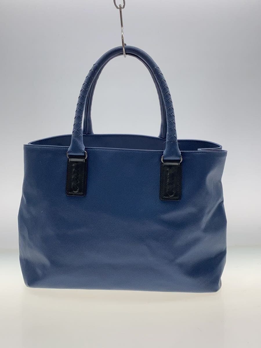 BOTTEGA VENETA Tote Bag Leather NVY 3