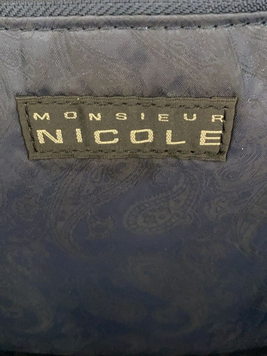 monsieur NICOLE Bag Cowhide NVY Solid 6162-7201 5