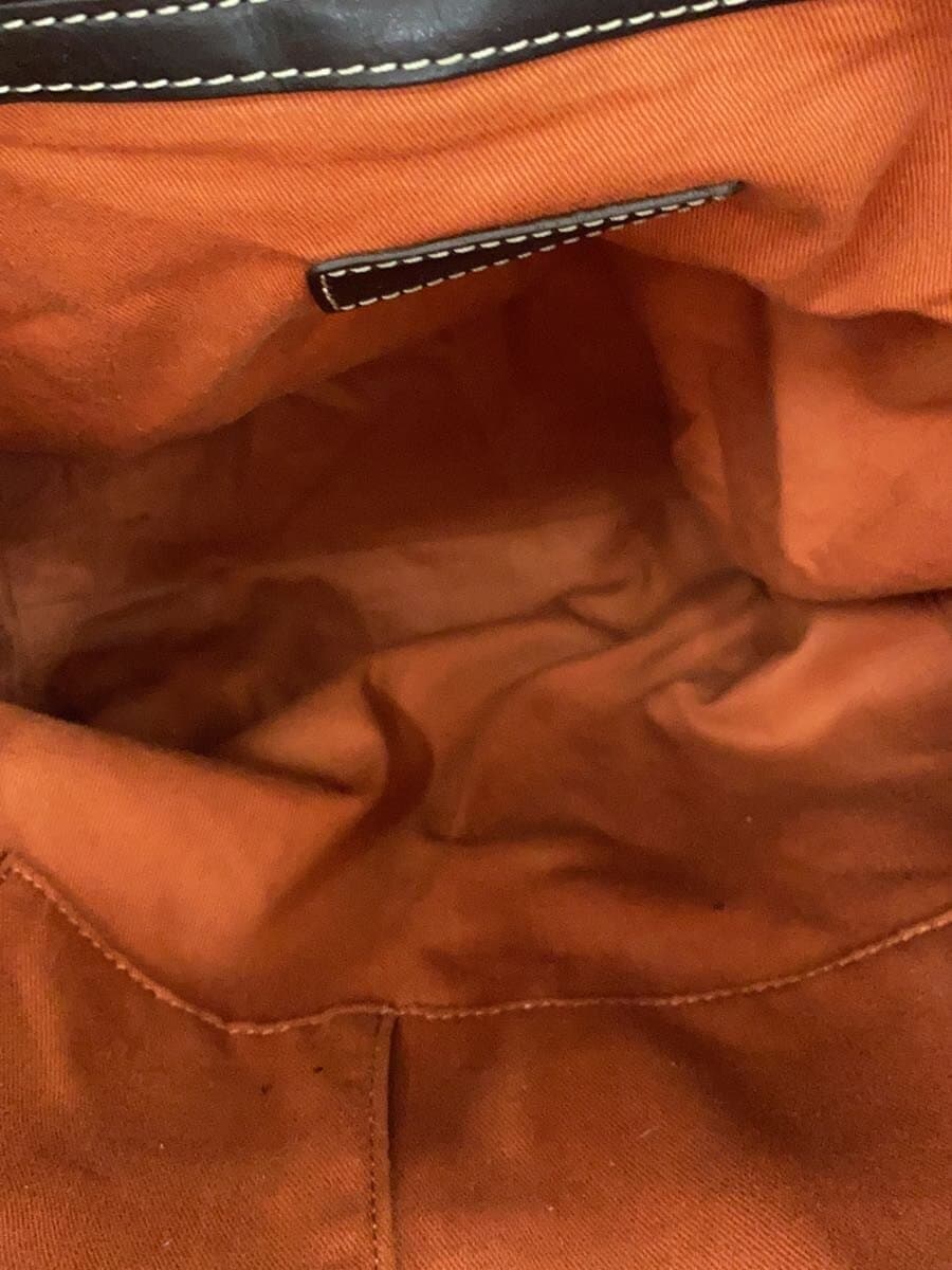 Pid2-Way Tote Bag Leather BRW Solid 6