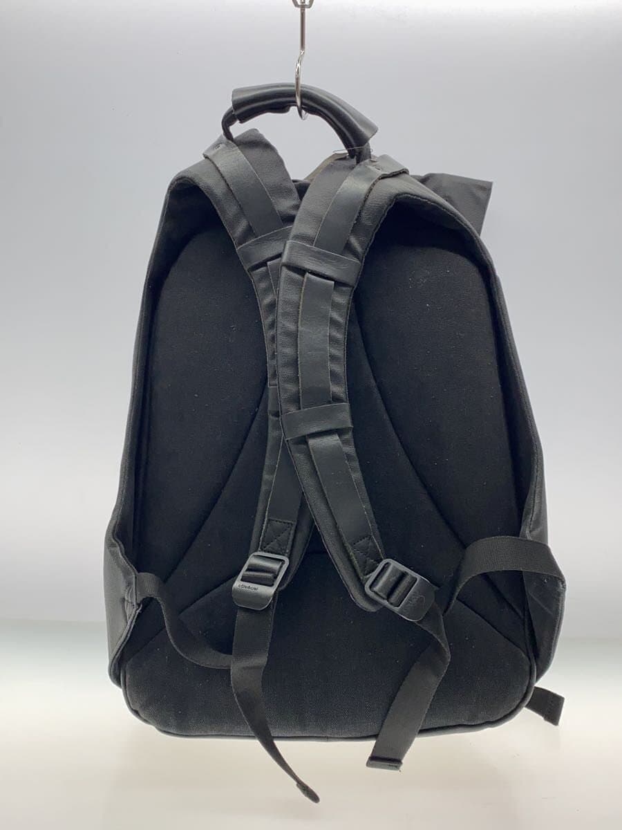 COTE&CIEL Izar Backpack Coded Canvas BLK Solid 3
