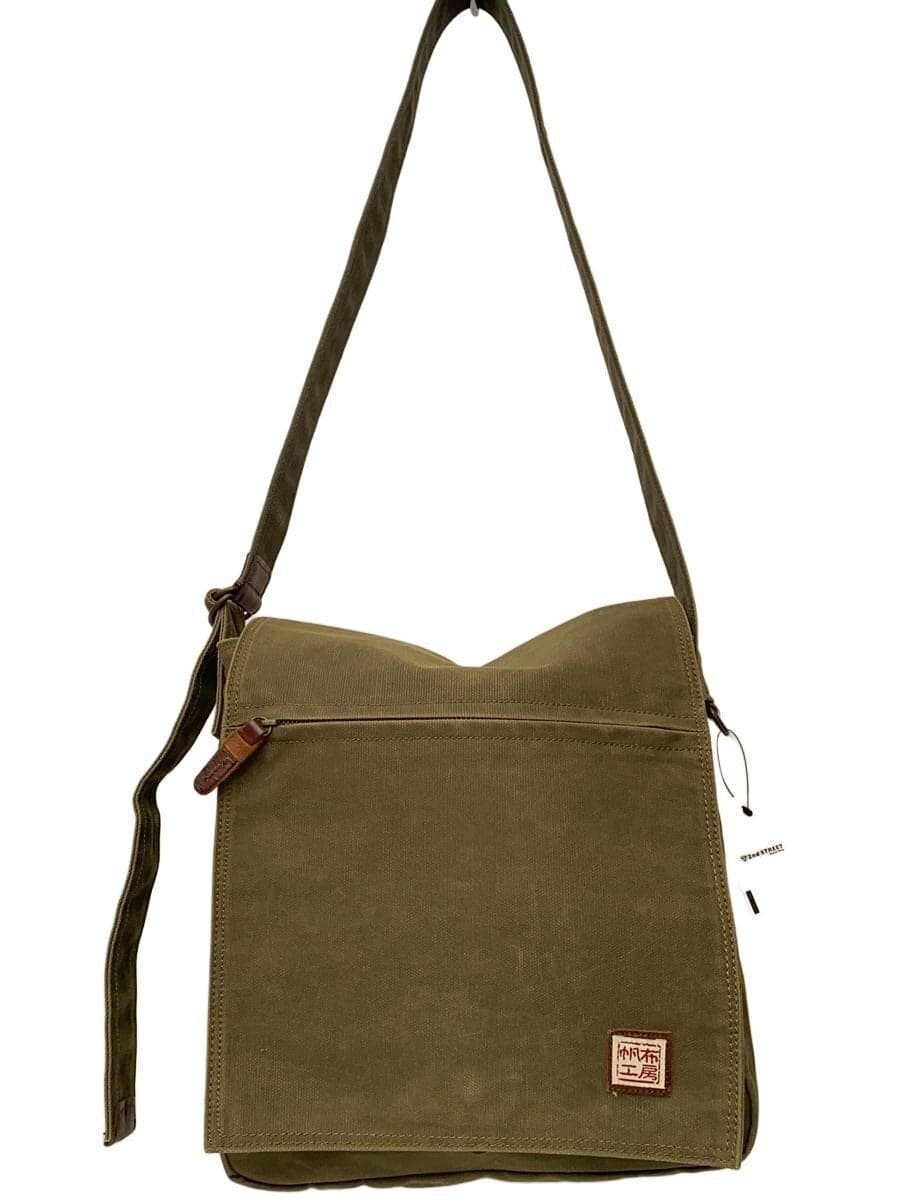 Other Brand Canvas Atelier Shoulder Bag Canvas GRN Solid