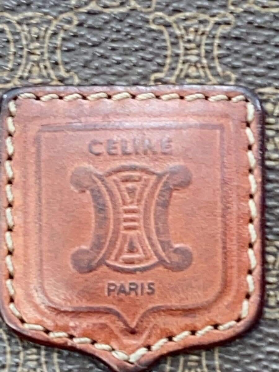 CELINE Second Bag PVC BRW All Over Pattern 5