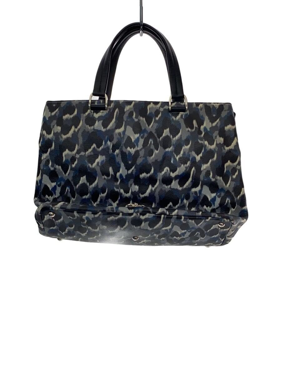 LONGCHAMP Tote Bag PVC BLU Leopard
