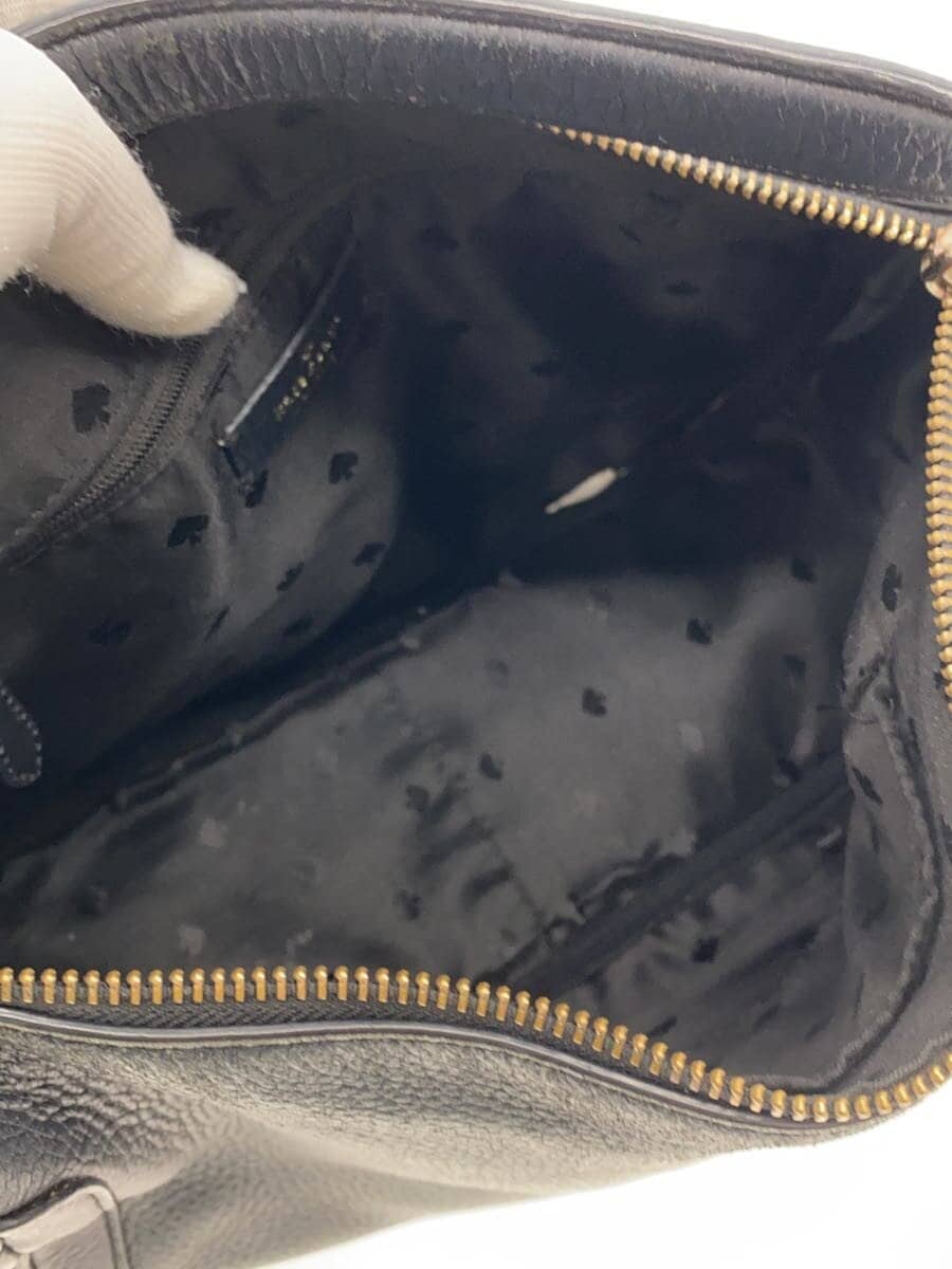 kate spade new york 2WAY Pochette Shoulder Bag Leather BLK Plain K6047 6