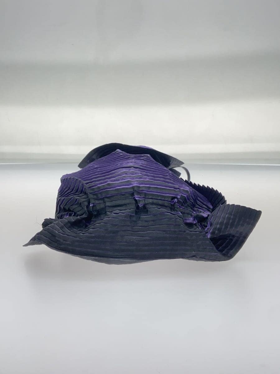 ISSEY MIYAKE handbag polyester black striped 4